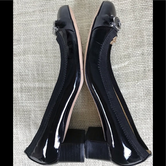 Coach Tandy Black Patent Leather Pumps Size 8 - Picture 8 of 9